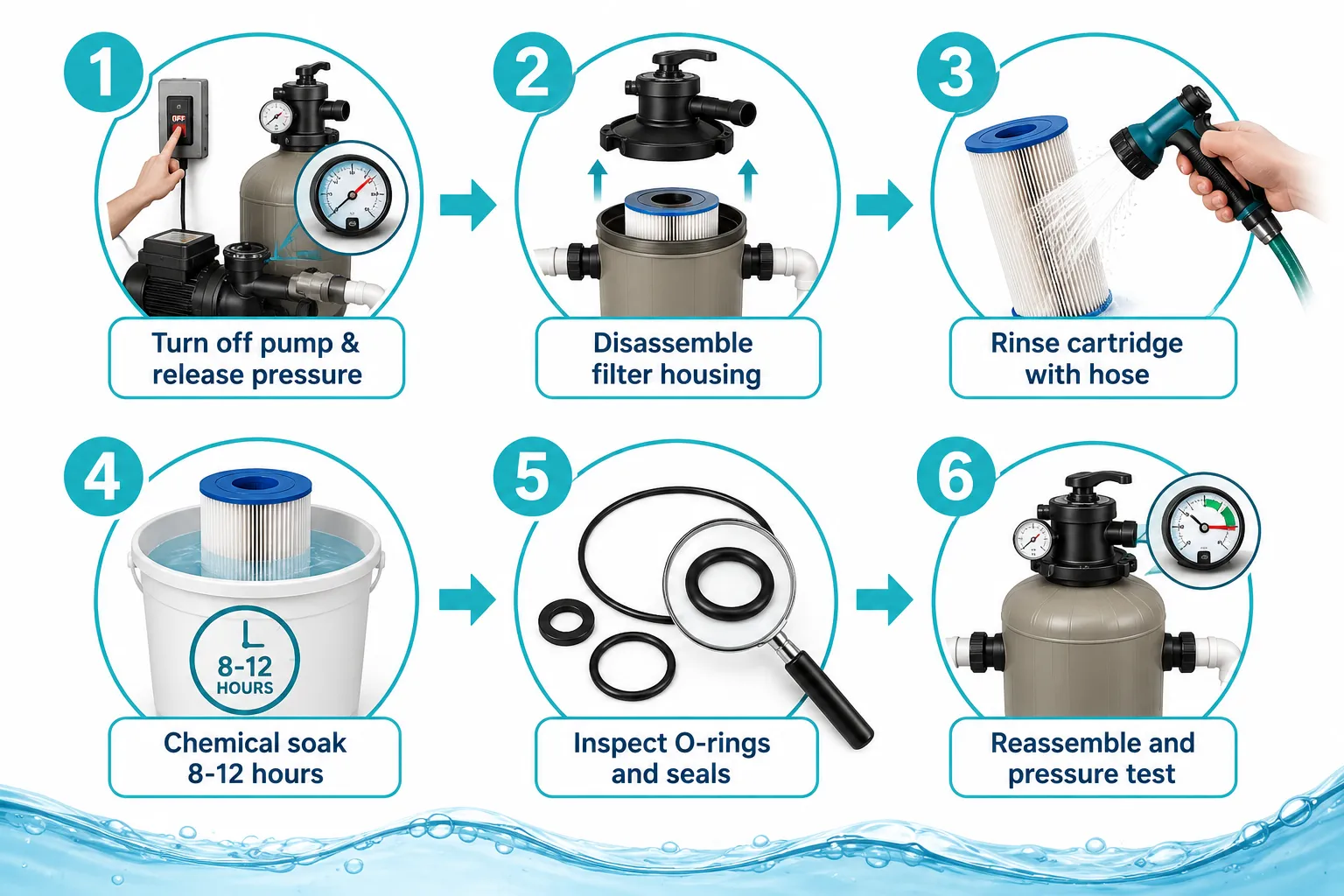 How to Clean a Pool Filter Cartridge Step by Step
